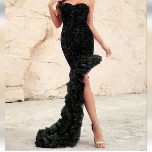 STUNNING PROM DRESS SIZE L